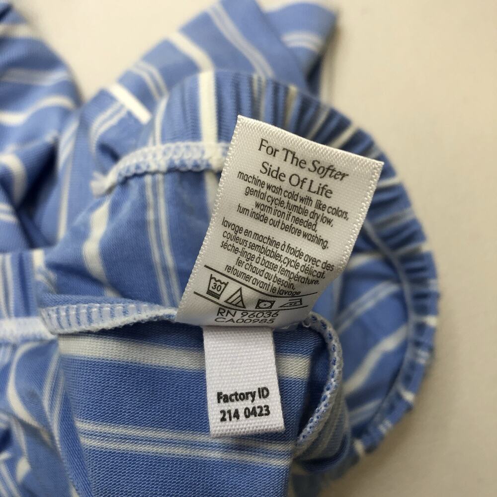 NWT Eberjey Gisele Shortie Short Pajama Set Modal Blend Size XL Vista Blue - Picture 10 of 10